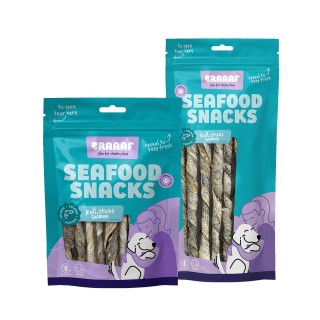 Braaaf Fischsnack Lachs-Rolle Twister - 12 cm - 70 g