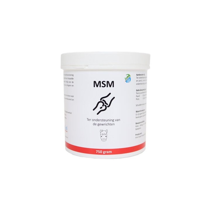 MSM 100% Puur - Pferd - 750 g