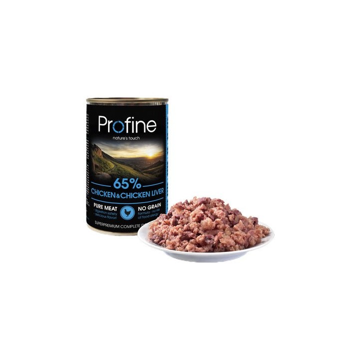 Profine Pure Meat - Hundefutter - Huhn - 6 x 400 g