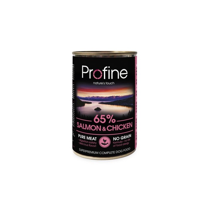 Profine Pure Meat - Hundefutter - Lachs - 6 x 400 g