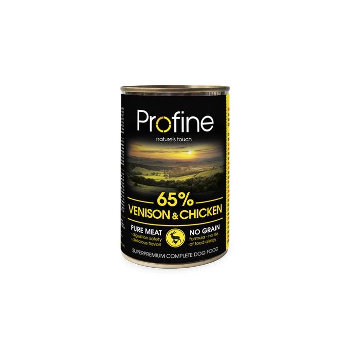 Profine Pure Meat - Hundefutter - Hirsch - 6 x 400 g