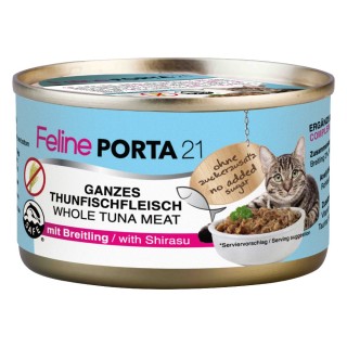 Feline Porta 21 6 x 90 g - Thunfisch mit Breitling (getreidefrei)