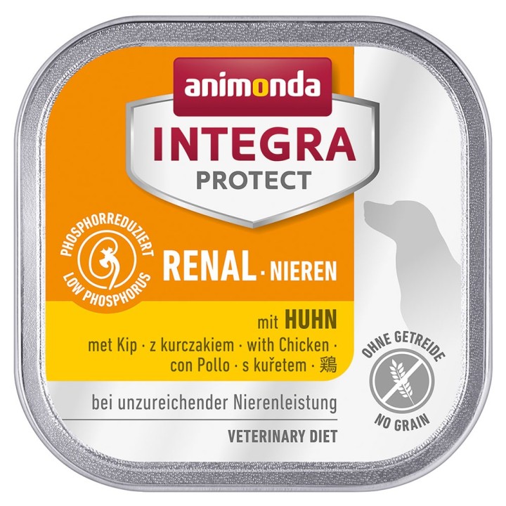 animonda Integra Protect Niere Schale - 6 x 150 g Huhn