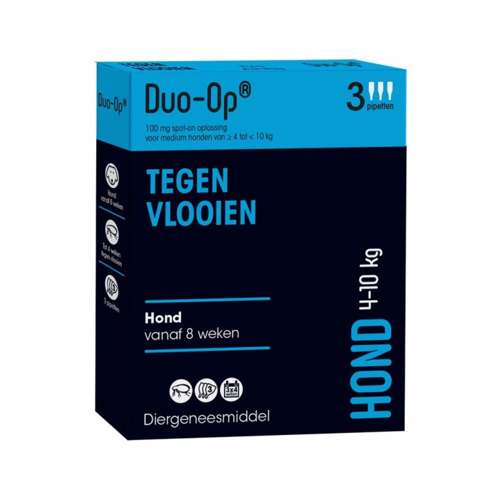 Duo-Op Hunde 4 bis 10 kg - 100 mg - 3 Pipetten