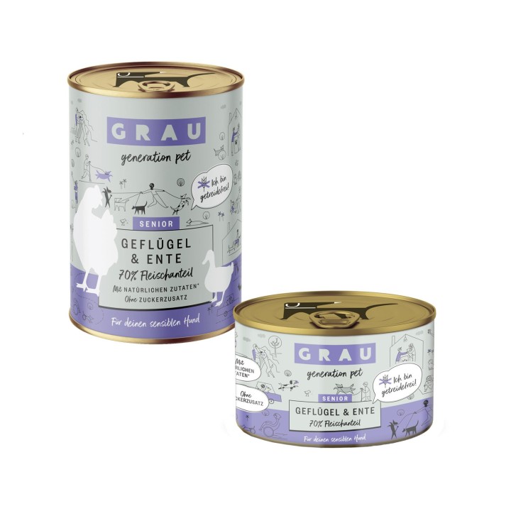 GrauDST - SENIOR EnteGefl&Kaninchen 6x200 g