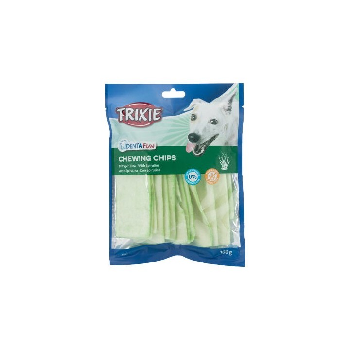 Denta Fun Spirulina Chewing Chips - 100 g