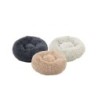 Beeztees Yali Plüsch-Donut-Bett - Beige - 50 cm