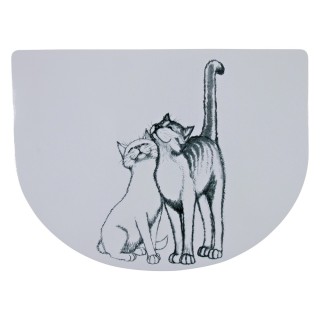Trixie Napfunterlage Schmusekatze - L 40 x B 30 cm