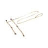 Beeztees Nylon Katzengeschirr Uni - 27-45 x 1 cm - Beige