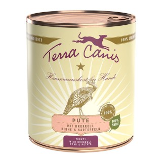 Sparpaket Terra Canis 12 x 800 g - Pute mit Brokkoli, Birne & Kartoffeln