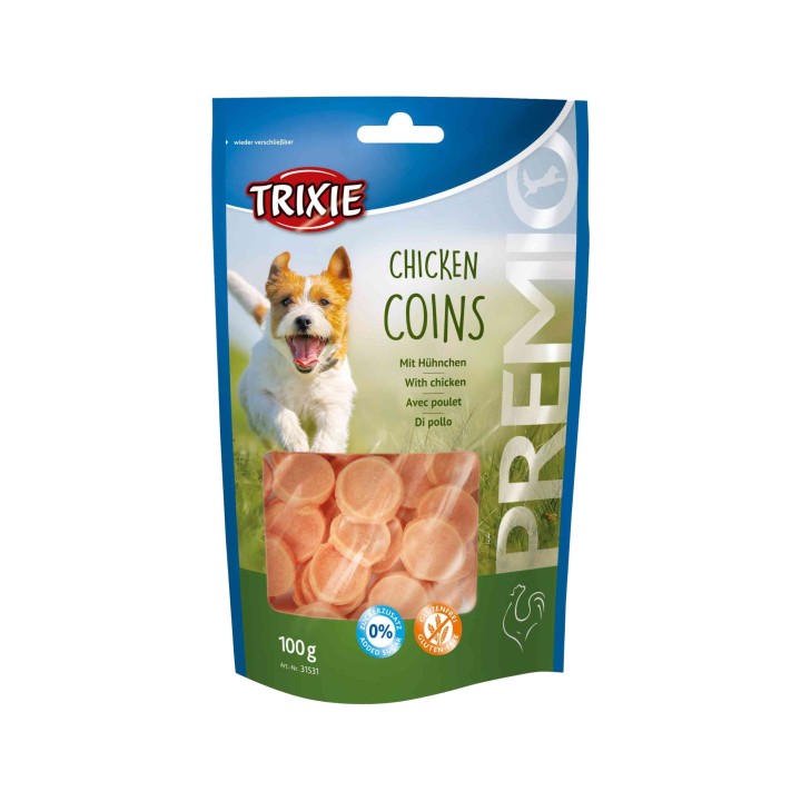 Trixie Premio Chicken Coins - 3 x 100 g