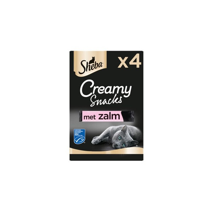 Sheba Creamy Snacks - 4 x 12g - Lachs