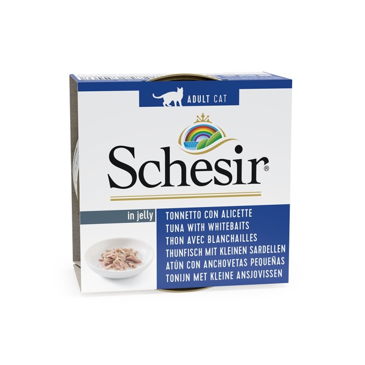 Schesir in Gelee 6 x 85 g - Thunfisch mit kleinen Sardellen