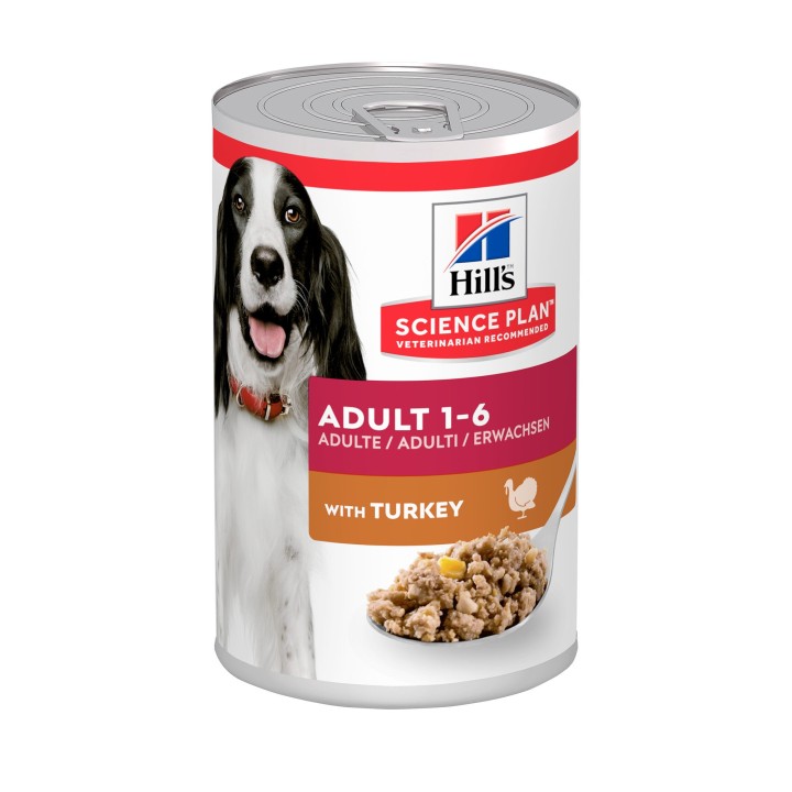 Hill's Science Plan Canine Adult - Turkey - Dosen 12 x 370 g