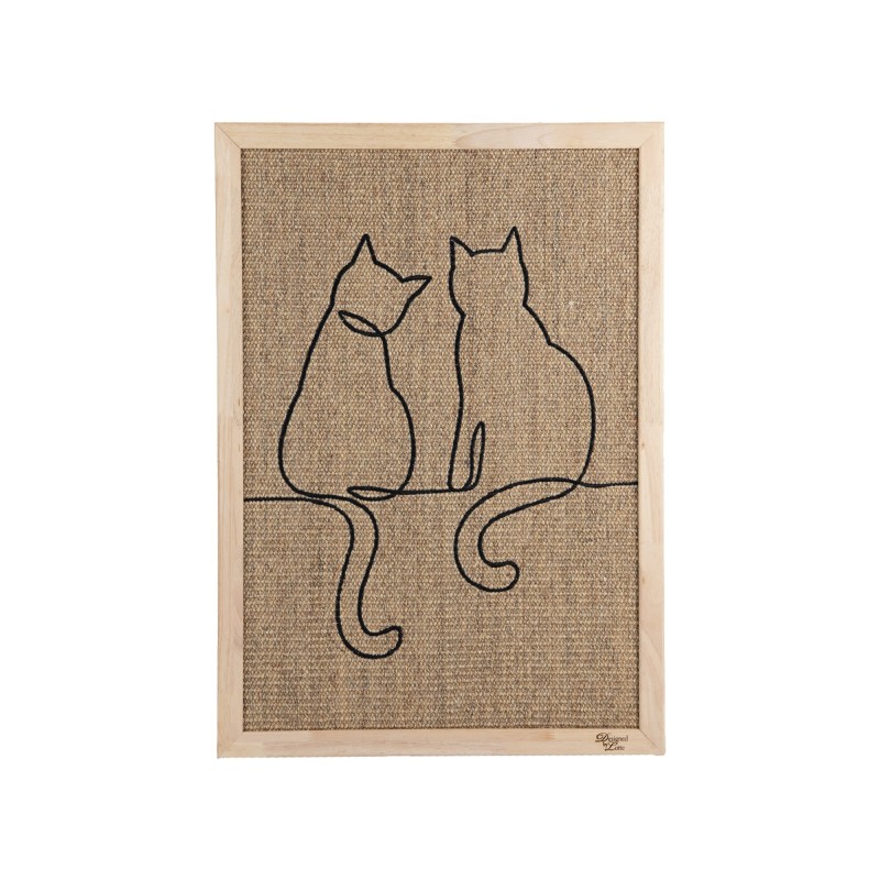Designed by Lotte Poezels Kratzbrett - Holz - 50 x 70 x 2 cm