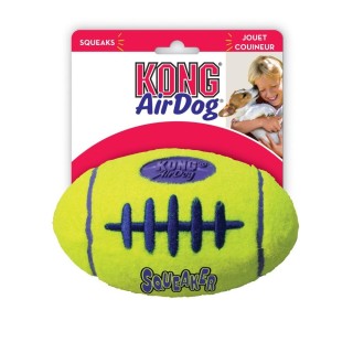 KONG Football Tennis mit Quietscher - 1 Stück, L 19 x B 10 cm