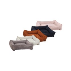 Designed by Lotte Ribbed Bed - Rosa - 65 x 60 x 20 cm