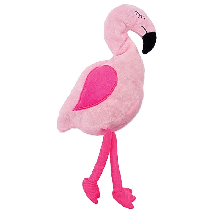 Aumüller Flamingo Pinky mit Baldrian und Dinkelspelz - 1 Stück