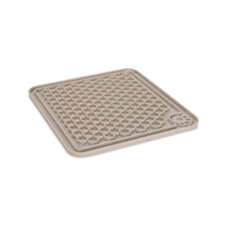 Beeztees Puppy Leckmatte Diza - 20 x 20 cm - Grau