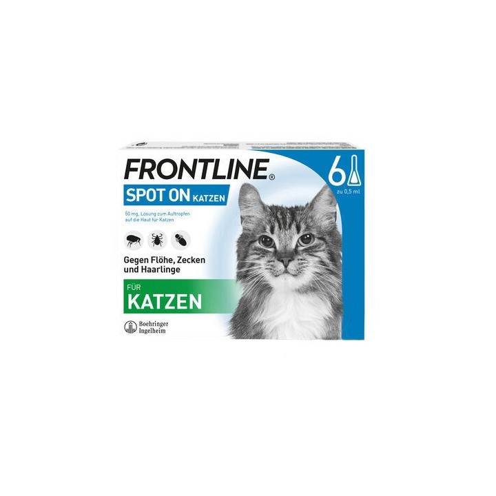 Frontline Spot-on für Katzen - 3 Pipetten