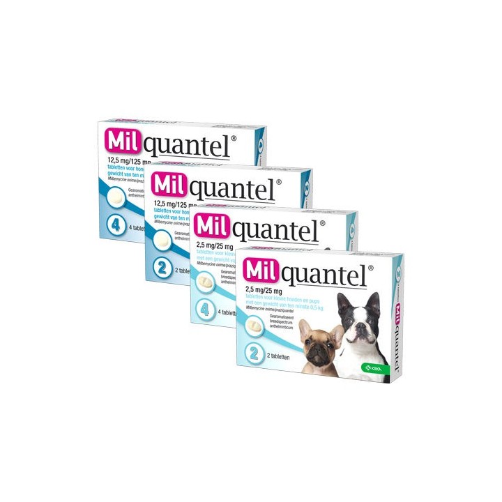 Milquantel Hund (12,5 mg) - 4 Tabletten