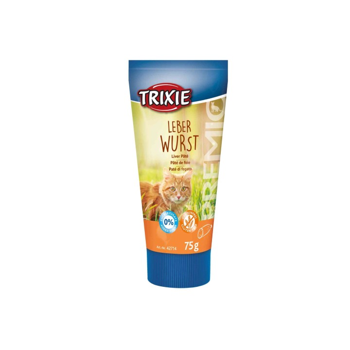 Trixie Premio Leberwurst für Katzen - 3 x 75 g