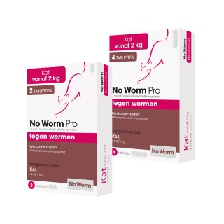 No Worm Pro Katze - 4 Tabletten