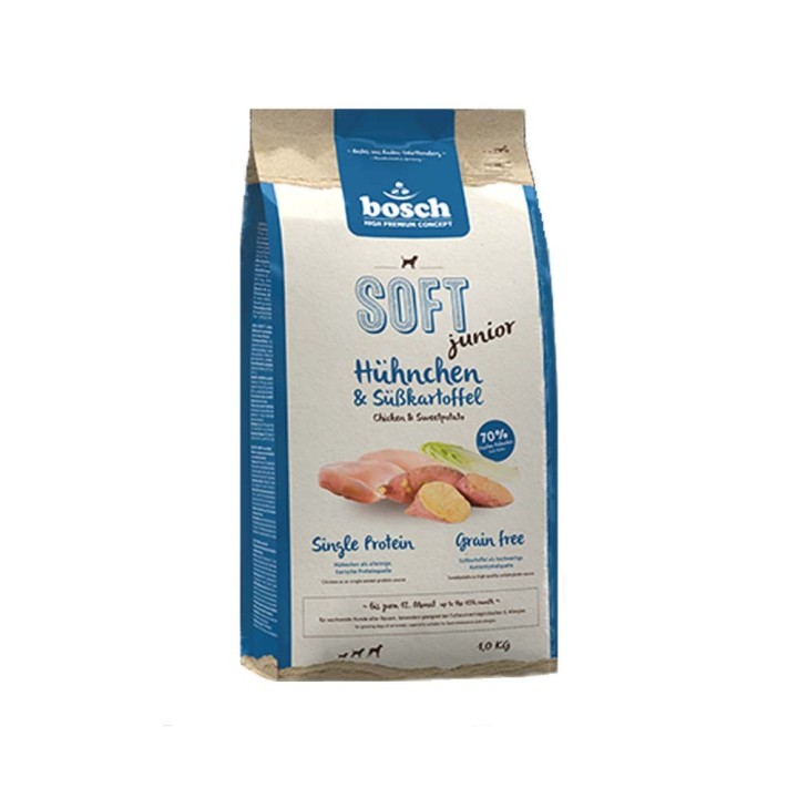 Bosch SOFT Junior Trockenfutter - Hühnchen & Süßkartoffel - 12,5 kg