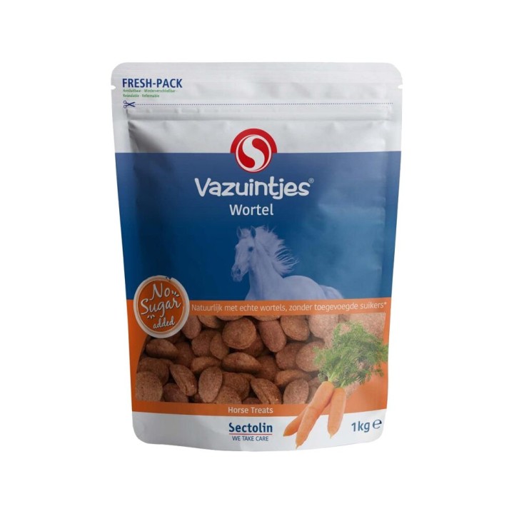 Vazuintjes Karotte - Pferdeleckerlis - 1 kg