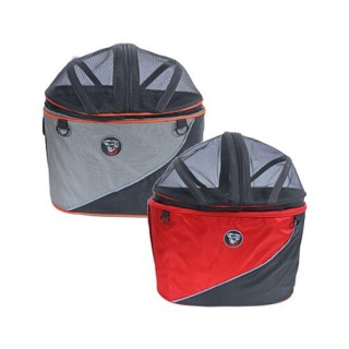DoggyRide Cocoon - Tragetasche - XL - Rot/Schwarz
