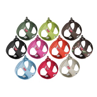 Curli Vest Harness Clasp Air-Mesh - Rot - XXXS