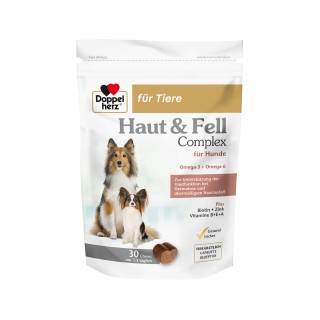Doppelherz Haut & Fell Complex für Hunde - 30 Chews