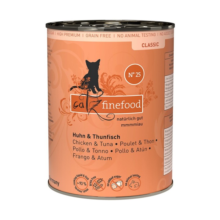 catz finefood 6 x 400 g - Huhn & Thunfisch