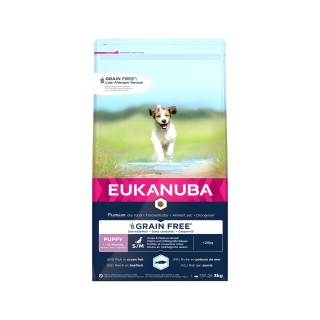 Eukanuba Dog Junior Small Medium Grainfree  - 12 kg
