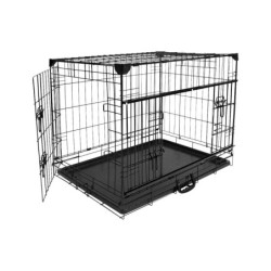 Duvo+ Ninja Edition Drahtkäfig - Schwarz -  56 x 33 x 41 cm