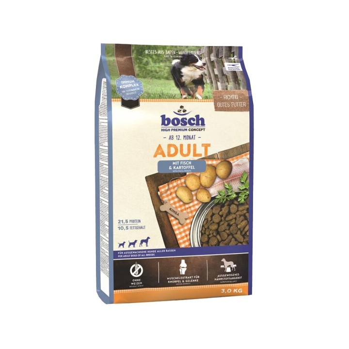 Bosch Adult Hundefutter - Fisch & Kartoffel - 15 kg