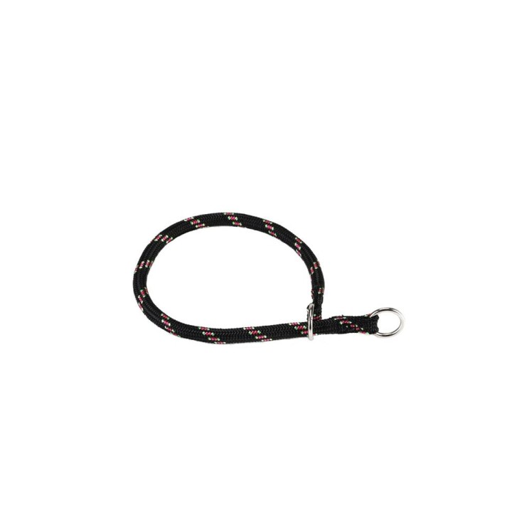 Beeztees Hundehalsband - Nylon - Schwarz - 40 cm x 8 mm