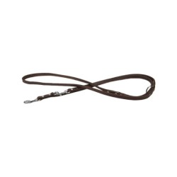 Beeztees Hundeleine Leder - Braun - 200 x 12 cm