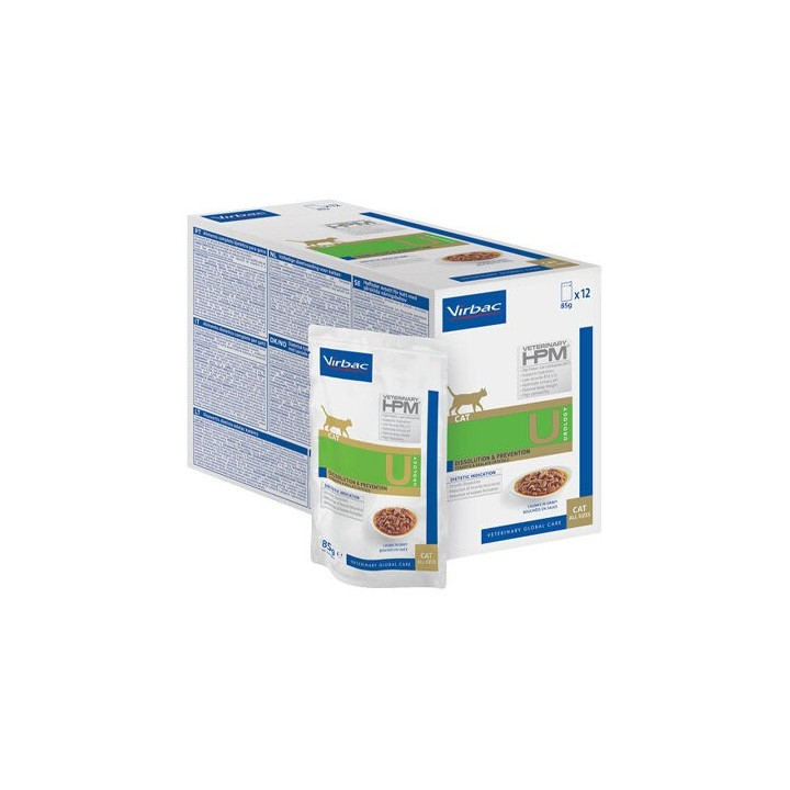 Veterinary HPM Dietetic Cat - Dissolution & Prevention - 12 x 85 g