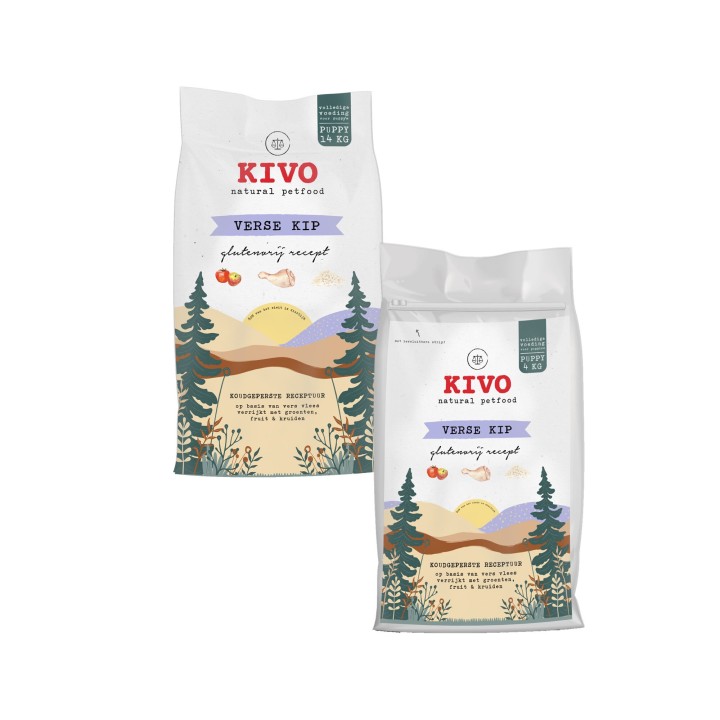 Kivo frisches Hähnchen Welpe glutenfrei - 14 kg
