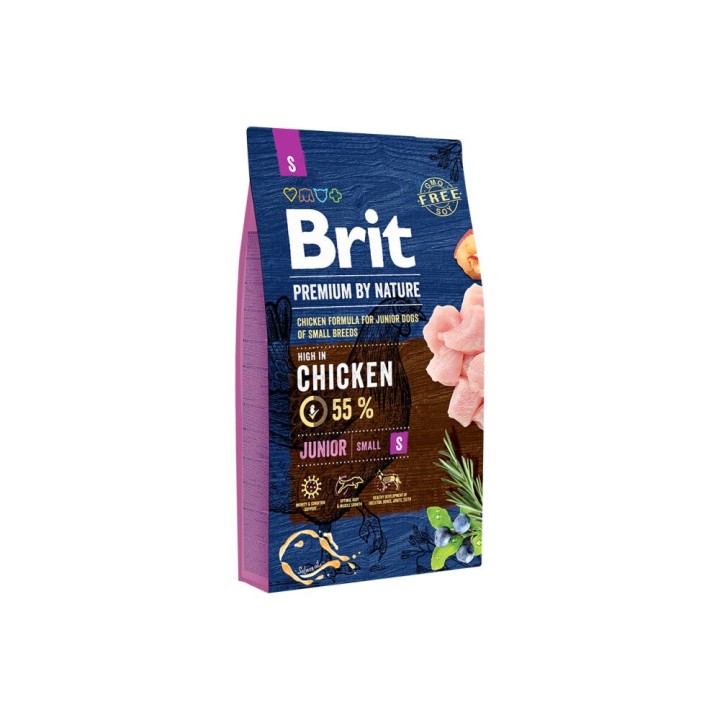 Brit Premium By Nature Junior S Hundefutter - 3kg