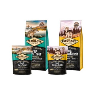 Carnilove Fresh Dry - Huhn & Kaninchen - 12 kg