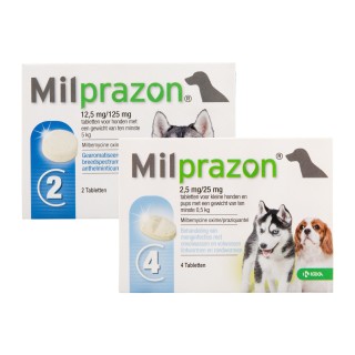 Milprazon kleine Hunde (2,5 mg) - 2 x 4 Tabletten