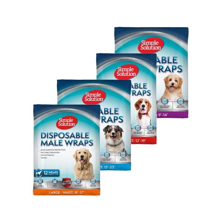Simple Solution - Disposable Male Wraps - L - 12 Stück