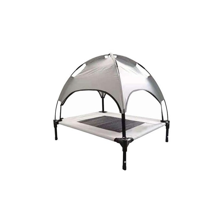 Nobby Hundebett Chill Cool mit Sonnenschirm - 76 x 61 x 76 cm