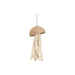 Trixie Nature Spielzeug Kokosnuss und Bananenblätter - 37 cm