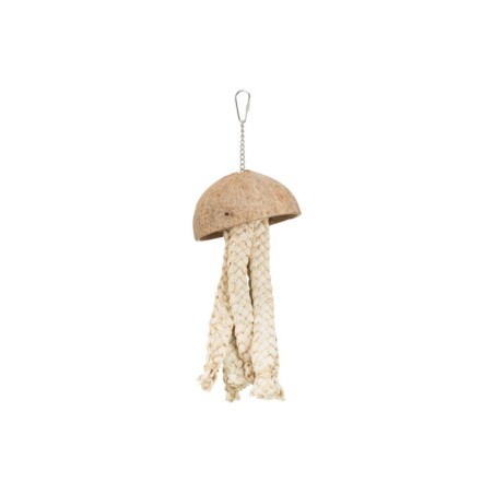 Trixie Nature Spielzeug Kokosnuss und Bananenblätter - 37 cm