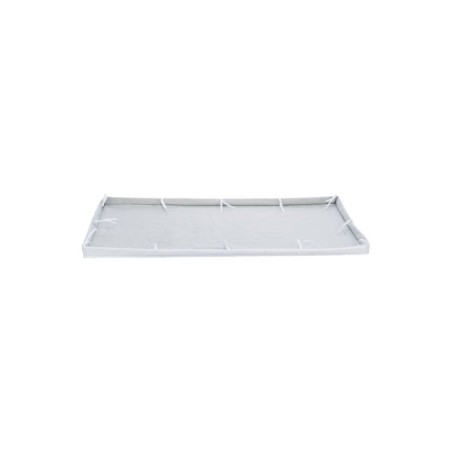 Trixie Boden für Indoorgehege - 140 x 70 cm - Grau/Weiß