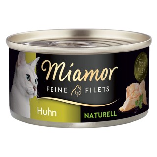 Miamor Feine Filets Naturelle 6 x 80 g - Huhn Pur