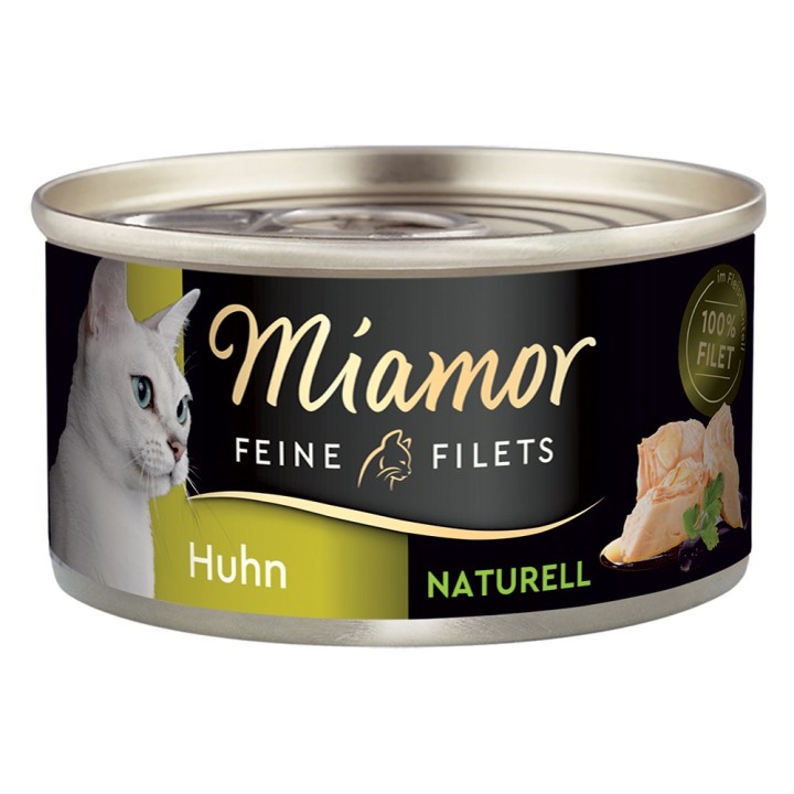 Miamor Feine Filets Naturelle 6 x 80 g - Huhn Pur